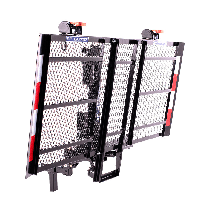 Back Side View of EZ-Carrier EZCL/EZCLA Electric Vehicle Lift for Mobility Scooters