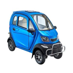 Blue Color Q Runner Fully Enclosed Cabin Mobility Scooter