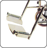 Swing away footrests on the EK Tech 5500 Companion Shopper wheelchair